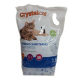 Piedras Sanitarias Silica Gel Crystalcat 3.8 Lts Gato Gatito