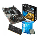 Kit Pc Intel G4560 + H110m Vh Plus + Memoria 16gb Ddr4