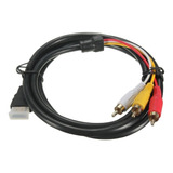 Cable Adaptador Hdmi Compatible Macho A 3 Audio Video Rca Av