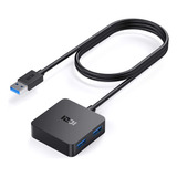 Hub Usb 3.0, Concentrador Usb De Datos De 4 Puertos