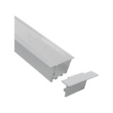 Perfil Para Embutir De Aluminio Largo 60mm Gesso Drywall 2m