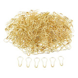 6 X 500pcs Metal Material Gold Pasadores De Seguridad