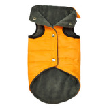 Chaleco Campera Puffer Perro Gato Impermeable + Polar Ojal 