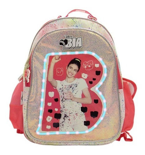 Mochila Espalda Con Luz Bia Disney Original 16 