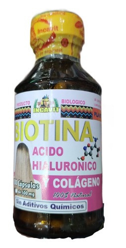 Biotina 100 Capsulas 500 Mg