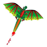 Cometa De Dinosaurio En 3d Diseño Multicolor De Cola Larga,