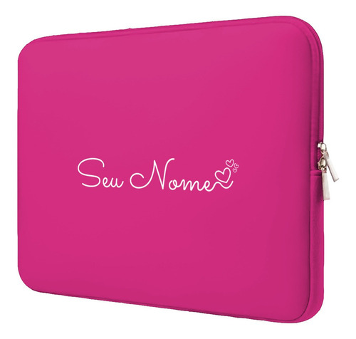 Capa Case Maleta P/ Notebook Macbook Personalizada Nome Amor