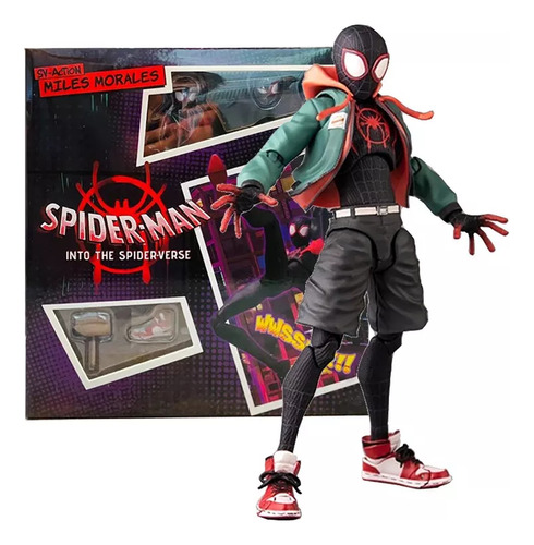 New Figura De Acción Sentinel Spider-man De Miles Morales