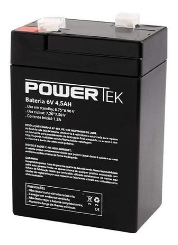 Bateria Powertek En003 6v 4,5ah