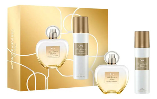 Perfume Ab Her Golden Secret Set Edt 80ml + 150ml Deo Mujer