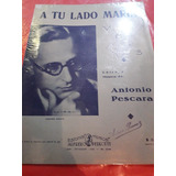 Partitura Musical A Tu Lado María Vals Antonio Pescara 