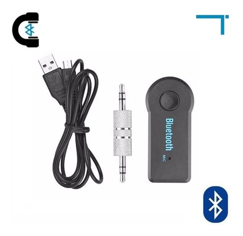 6 Bluetooth Receptor Auxiliar 3.5 Microfono Stereo Carro Bml