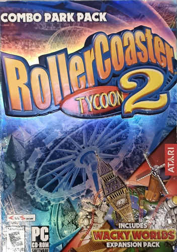 Juego Pc: Rollercoaster Tycoon 2 (con Expansion Pack)