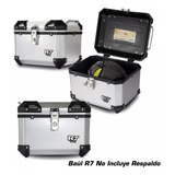 Caja Para Moto Trasero 45 Lts Con Respaldo R7 Racing