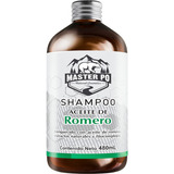 Shampoo Master Po Limpieza Y Revitalización Regenerador Celular Capilar Romero Revitalizante De Aceite Esencial De Romero En Botella De 480ml De 500g Por 1 Unidad