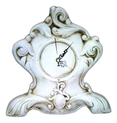 Reloj De Mesa Cerámica  Estilo Antiguo 24 Cm De Alto