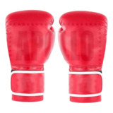 Guantes De Box 12oz Rojos Kick Boxing Boxeo Envios Pais
