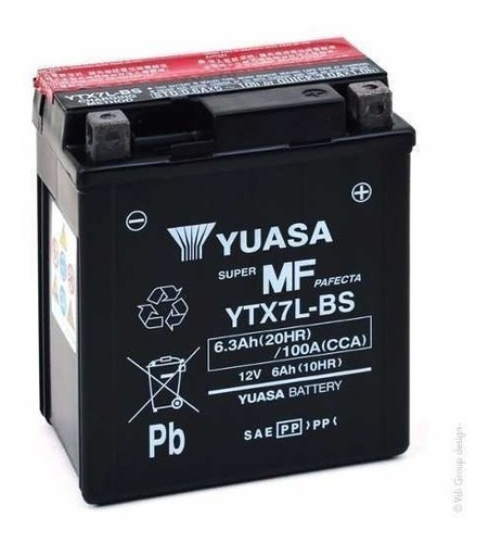 Bateria Acumulador Yuasa Ytx7l-bs Para Moto