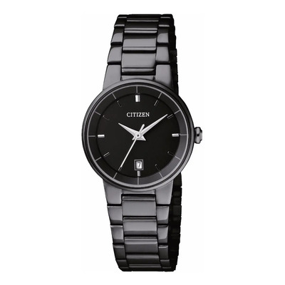 Citizen Quartz Ladies Black Eu6017-54e ¨¨¨¨¨¨¨¨¨¨¨¨dcmstore Color de la correa Negro Color del bisel Negro Color del fondo Negro 60879 | Meses sin interés