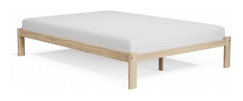 Cama 2 Plazas Otomana Madera Pino Entrega Inmediata 140 Cm