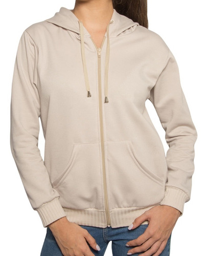 Hoodies Buzo Cocoa Con Cierre