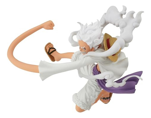 Boneco One Piece Luffy Gear 5 Nika King Of Artist Banpresto