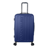 Valija Grande Azul Cerradura Rigida 28 Pulgadas Wanderlust