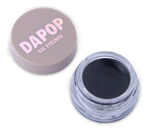 Delineador De Ojos En Gel - Dapop Original- Glowee Color 02 Negro