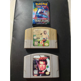 Lote 007 Goldeneye + Iss 98 Originais + Brinde Nintendo 64