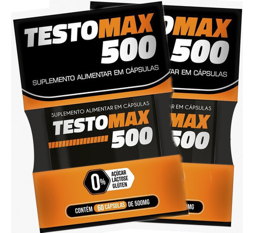 Testosteronaa 120 Capsulas 500mg Power Total Vitaminas  E A Sabor Testomax 500