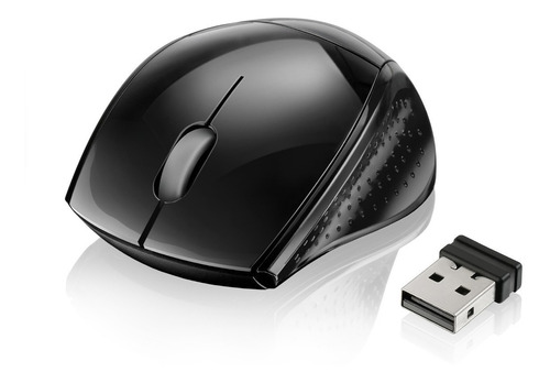 Mini Mouse Fit Sem Fio Para Notebook 2.4ghz Wireless Cor Preto