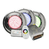 Kit Completo 3 Luces Led Rgb Piletas Piscinas 8x3