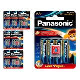 48 Pilhas Alcalinas Premium Aa Panasonic (8 Cart)