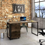 Conjunto Home Office Com Mesa Para Computador E Ii