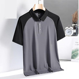 Camisas Polo Esportiva Masculina De Lapela Tendência De Seca