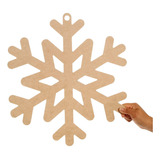 Copo Nieve Gigante Navidad Colgante Esfera Mdf 40cm Mylin 1p Color Mod. A