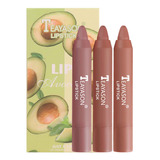 Lápiz Labial Mate De Larga Duración, Maquillaje, Crayón Suav