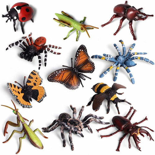 Figuras De Insectos De Animales De Fauna, Juguete Educativo