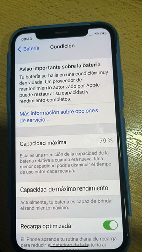  iPhone X 256 Gb  Gris Espacial