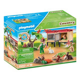 Playmobil Country 71252 Conejera De La Granja Con 9 Conejos