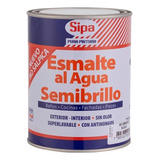 Esmalte Al Agua Antihongos Galón Sipa Blanco 100% Lavable 