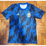 Camiseta Argentina adidas 3 Estrellas Calentamiento Jugador