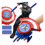 Nerf - Marvel Avengers Escudo De Ataque Del Capitán América