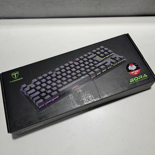 Teclado Gamer T-dagger Bora T-tgk315 Qwerty T-dagger Red Rgb