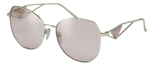 Prada Spr 57ys 1bc-06r Butterfly Shape Pink Silver