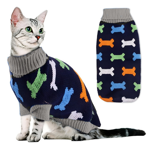 Poleron Chaleco Ropa Para Perros Gatos Mascotas Tejido  Suave 