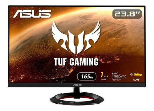 Monitor Asus  Gamer Tuf Vg249q1r 23.8´´ Ips Full Hd  Vitrine