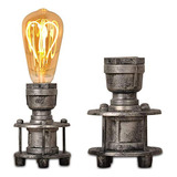 Lámpara De Mesa Vintage, Luces De Pie Steampunk, Decoración
