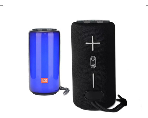 Parlante Bluetooth Portatil T&g Luz Led Ritmico Fm Usb Sd 