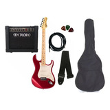Kit Guitarra Tagima Strato Tg530 + Amplificador Meteoro